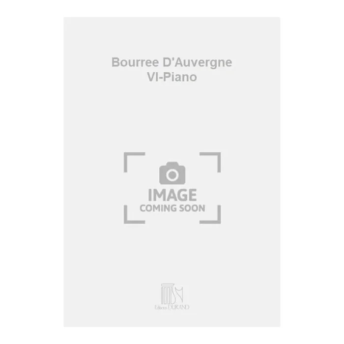 Pascal, Claude – Bourree D’Auvergne Vl-Piano