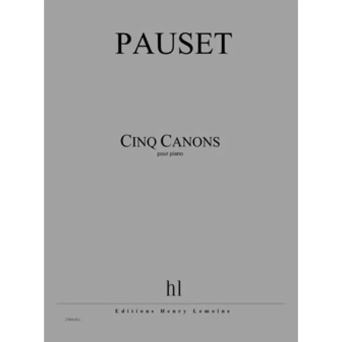 Pauset, Brice – Canons (5)