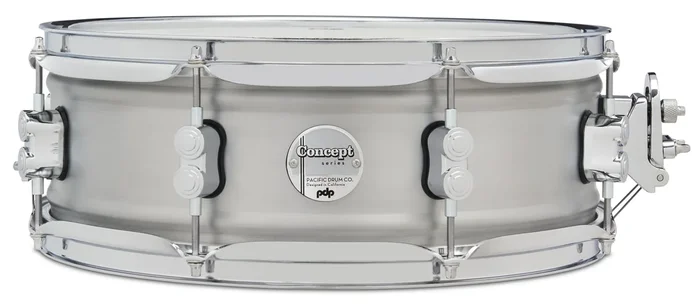 PDP Concept Series 5×14 1.2mm Natural Satin Brushed Aluminum Snare Drum