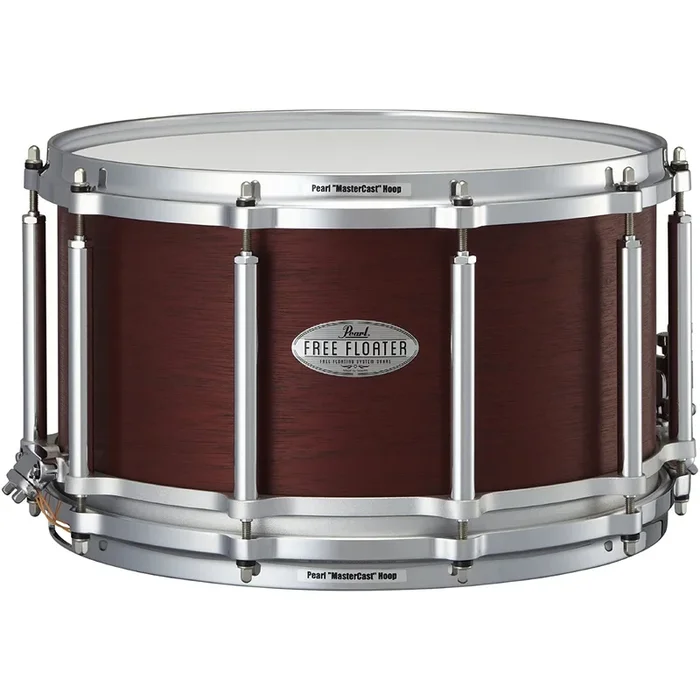 Pearl FTMH1480 14 x 8 Inches Free Floater Snare Drum – African Mahogany