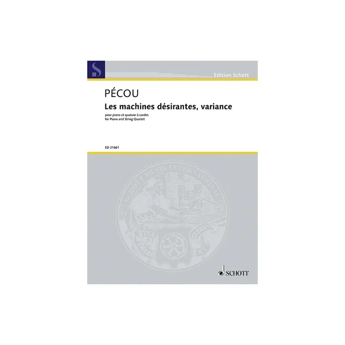 Pécou, Thierry – Les machines désirantes, variance