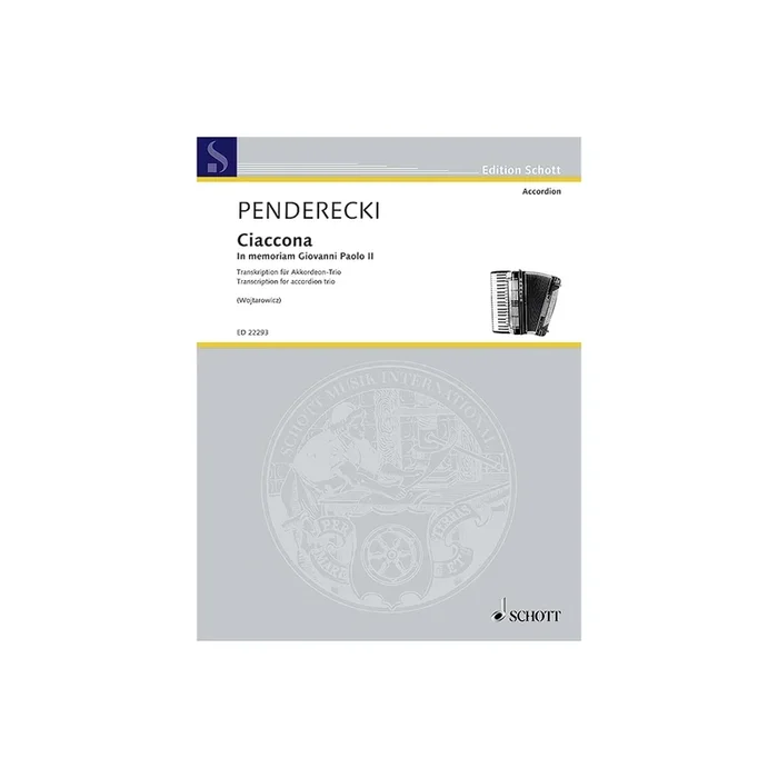 Penderecki, Krzysztof – Ciaccona