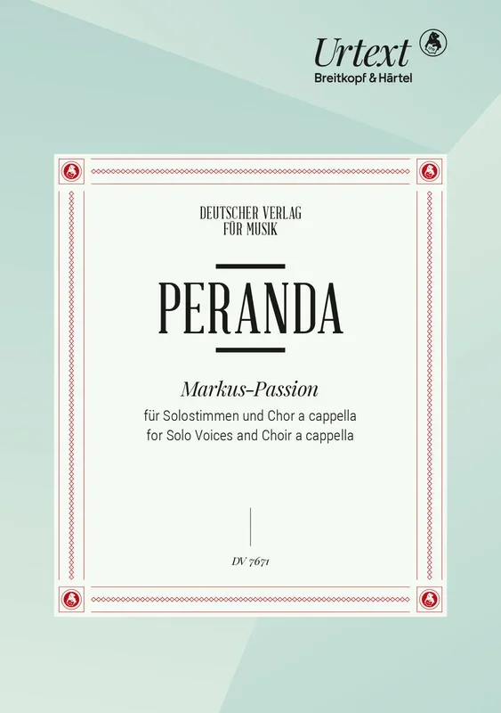Peranda: St. Marcus Passion