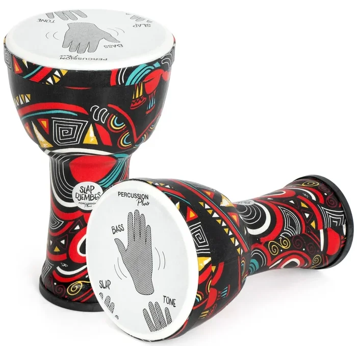 Percussion Plus Pre-tuned Carnival Slap Djembe – 7 Inch