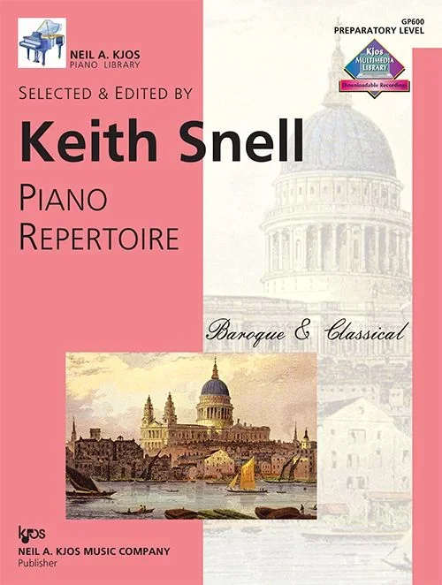 Piano Repertoire – Baroque & Classical – Preparatory Level