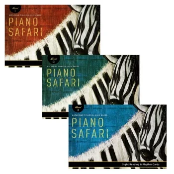 Piano Safari: Pack Sight Reading Cards 1,2,3