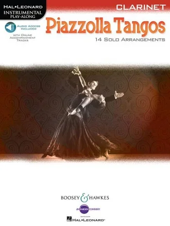 Piazzolla : Piazzolla Tangos Clarinet: 14 Solo Arrangements Book Book & Audio Download