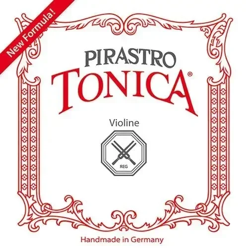 Pirastro Tonica Violin D String – 3/4 – 1/2 Size Synthetic Gut/Aluminium Wound