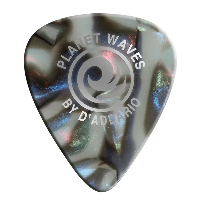 Planet Waves Abalone Celluloid Guitar Picks 25 pack, Medium