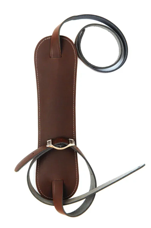 Planet Waves Shoulder Pad Leather Guitar Strap, Cognac