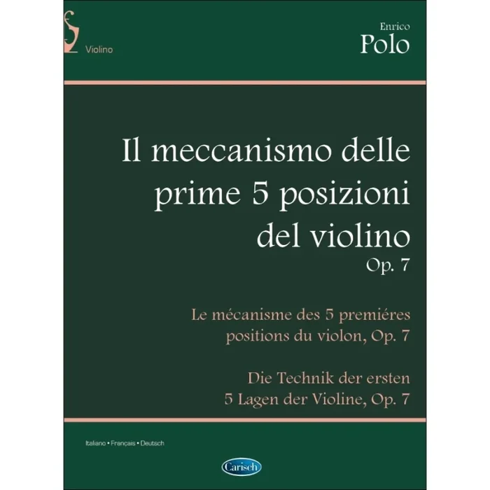Polo, Enrico – Meccanismo Delle 5 Prime Posizioni Op. 7
