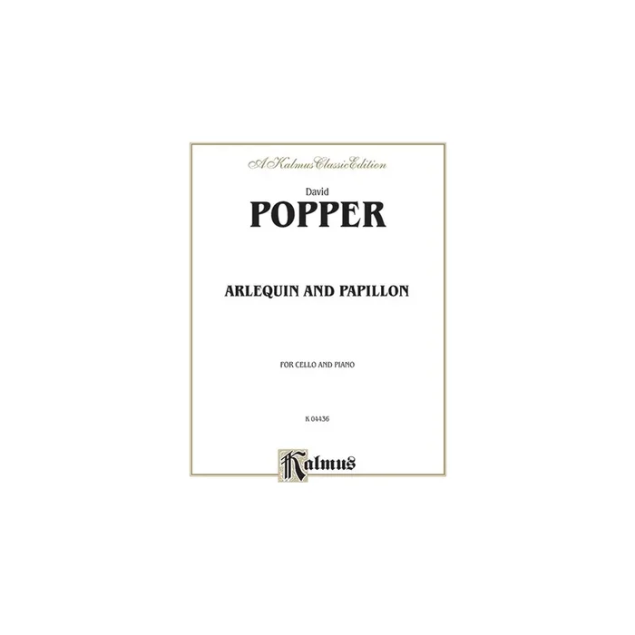 Popper, David – Arlequin and Papillon