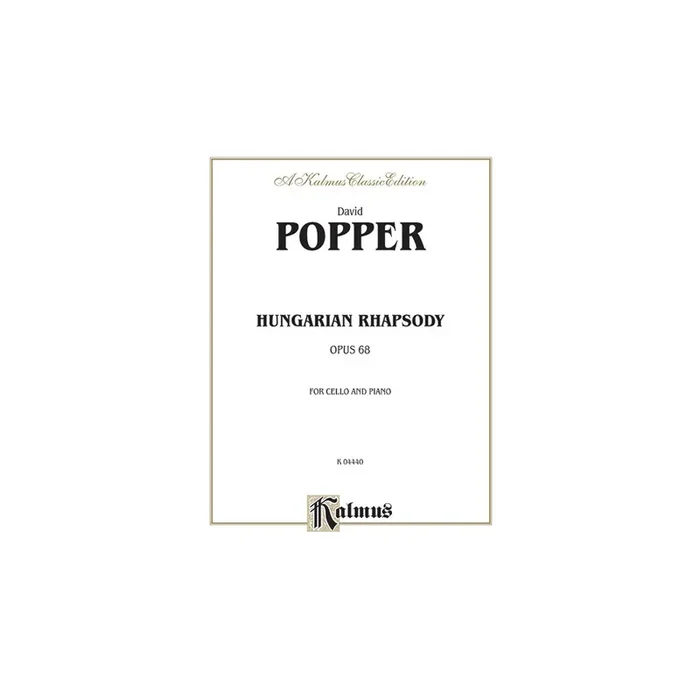 Popper, David – Hungarian Rhapsody, Op. 66