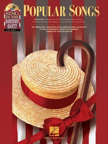 Popular Songs – Sing In The Barbershop Quartet Volume 4 (Book/CD)