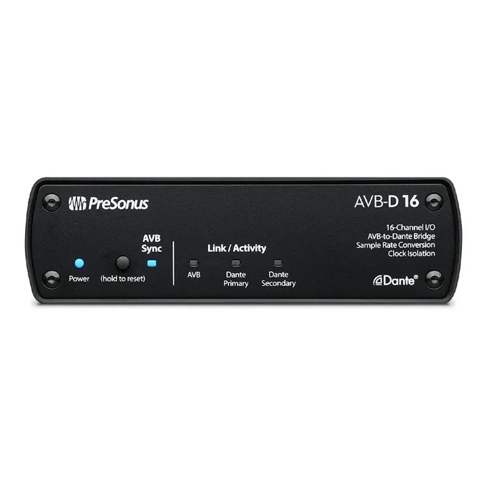 PreSonus AVB-D16 16×16 AVB-To-Dante Bridge (AVBD16)