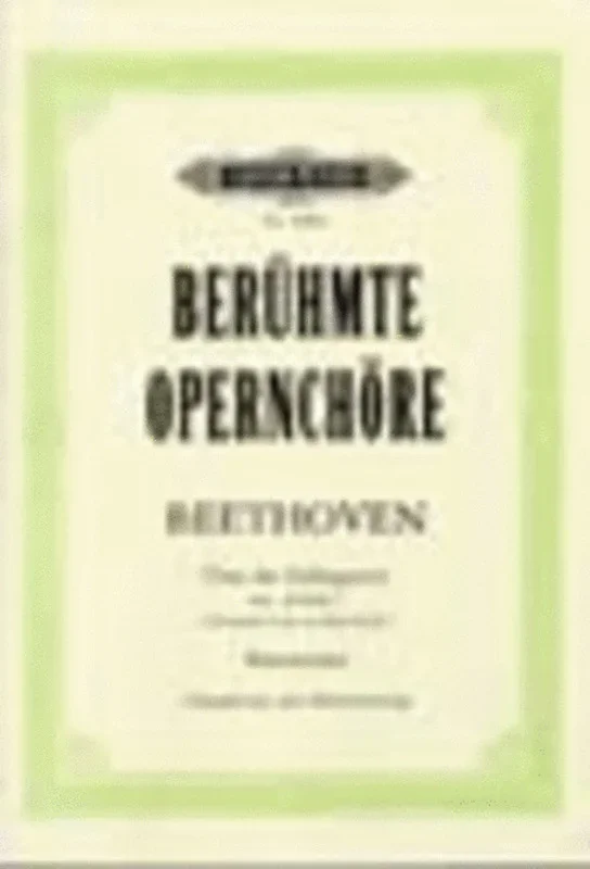 Prisoners Chorus From Fidelio TTBB (Softcover Book)