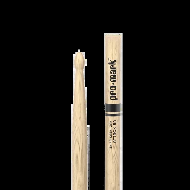 Pro-Mark PW5AW Classic Forward 5A Shira Kashi Oak Wood Tip (Pair) Drum Sticks