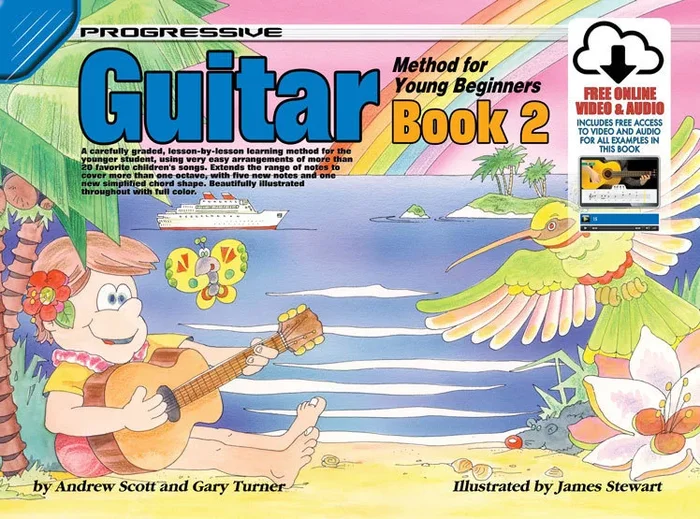 Progressive Guitar Method 2 For Young Beginners Book/Online Video And Audio Book