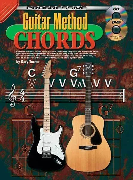 Progressive Guitar Method Chords Small Book/DVD Book