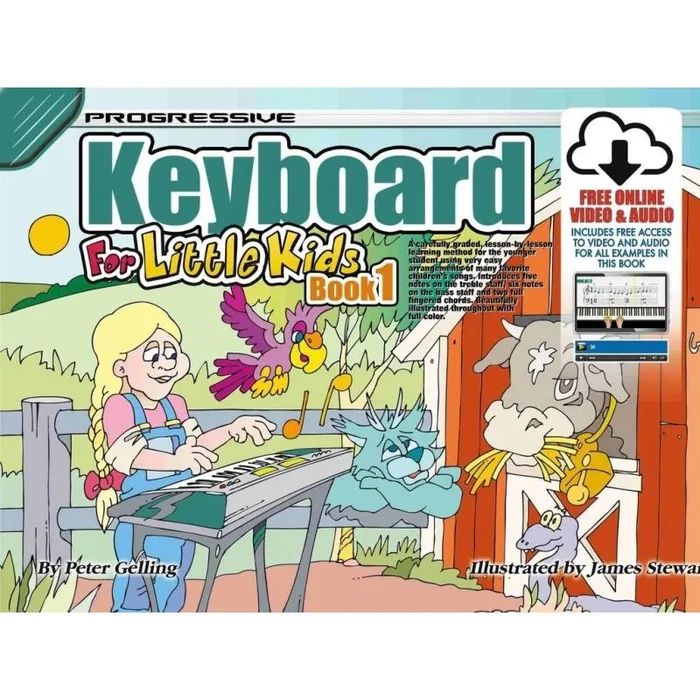 Progressive Keyboard for Little Kids – Book 1