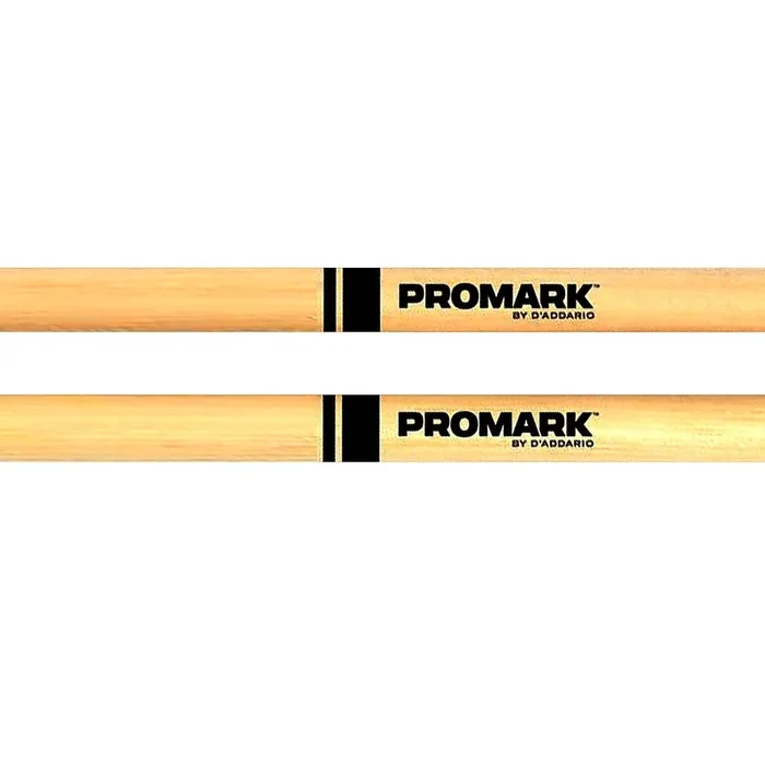 Promark 747 American Hickory Super Rock Wood Tip Drumsticks (Single Pair) – TX747BW