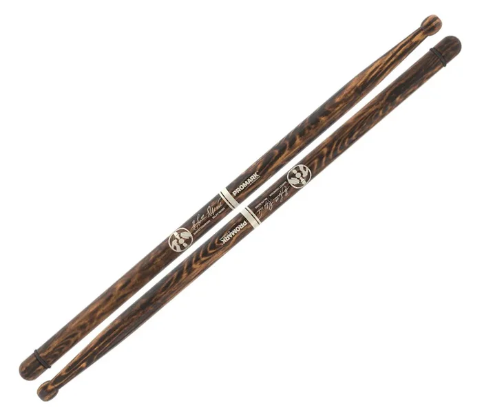Promark “Bring Your Own Style ” – BYOS FireGrain Hickory Oval Wood Tip Drumsticks