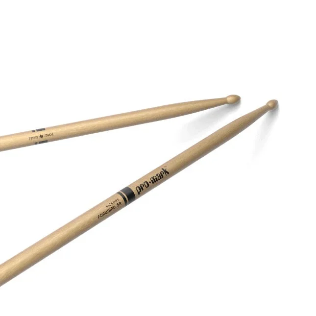 Promark Classic Forward 5A Hickory Drumstick w/ Oval Wood Tip – TX5AW