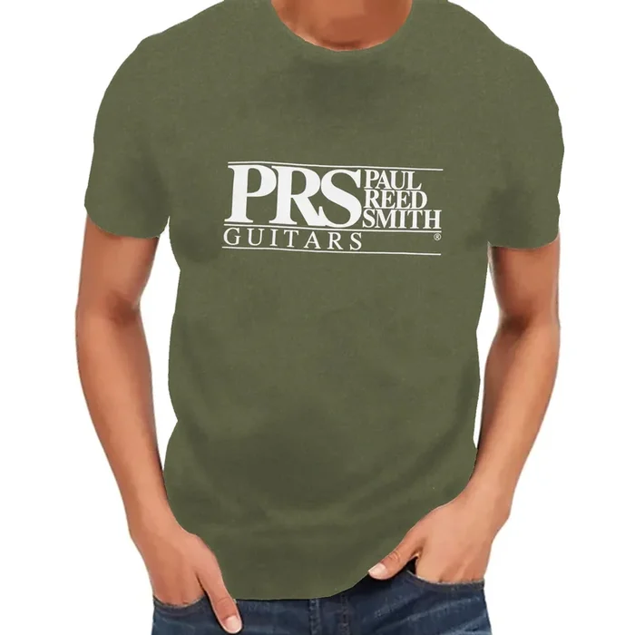 PRS Short Sleeve T Shirt PRS Block Logo in Military Green 4XL – 100102008012