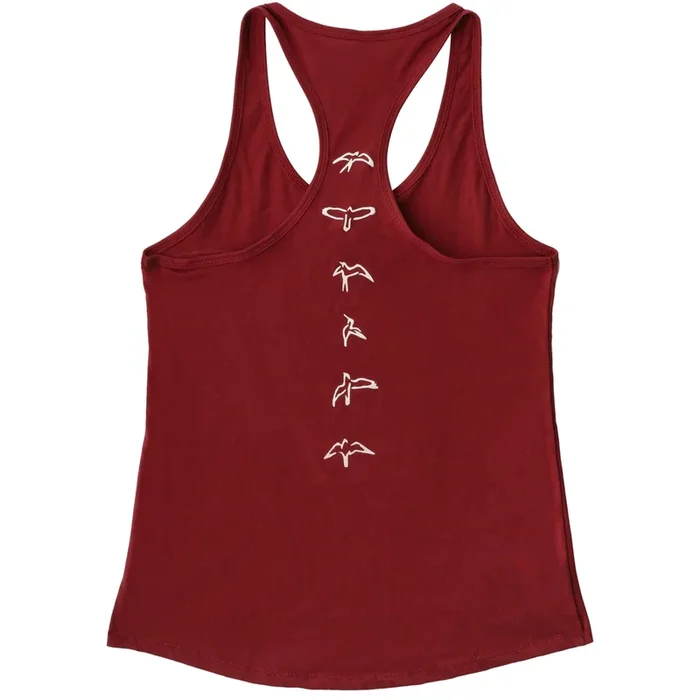 PRS Women’s Racerback Tank Top in Oxblood Red Large – 108477004016