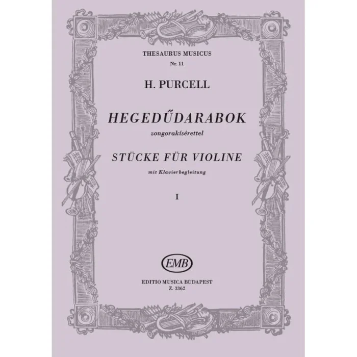 Purcell, Henry – Pieces for violin and piano Vol.1