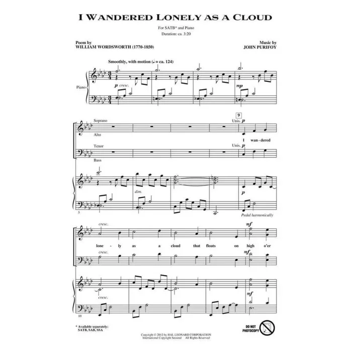 Purifoy, John – I Wandered Lonely as a Cloud