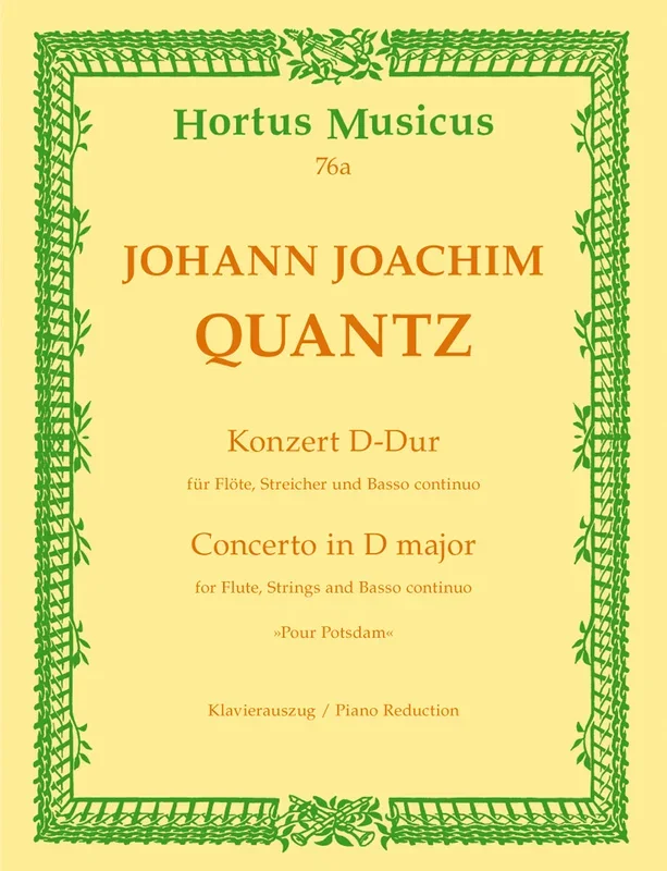 Quantz: Flute Concerto in D Major ( “Pour Potsdam “)