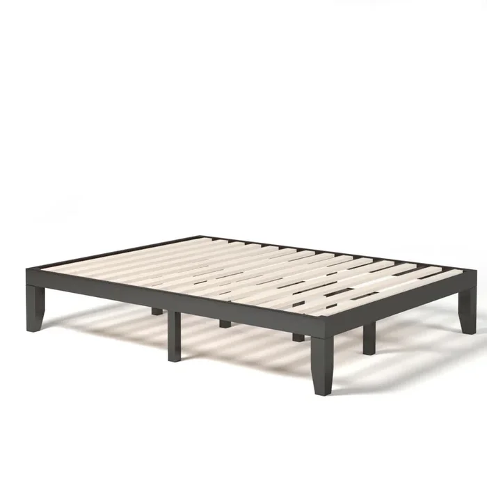 Queen Size 14 Inch Wooden Bed Mattress Frame