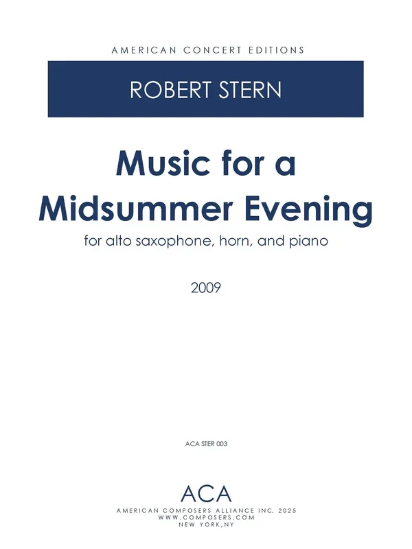 R. Stern: Music for a Midsummer Evening