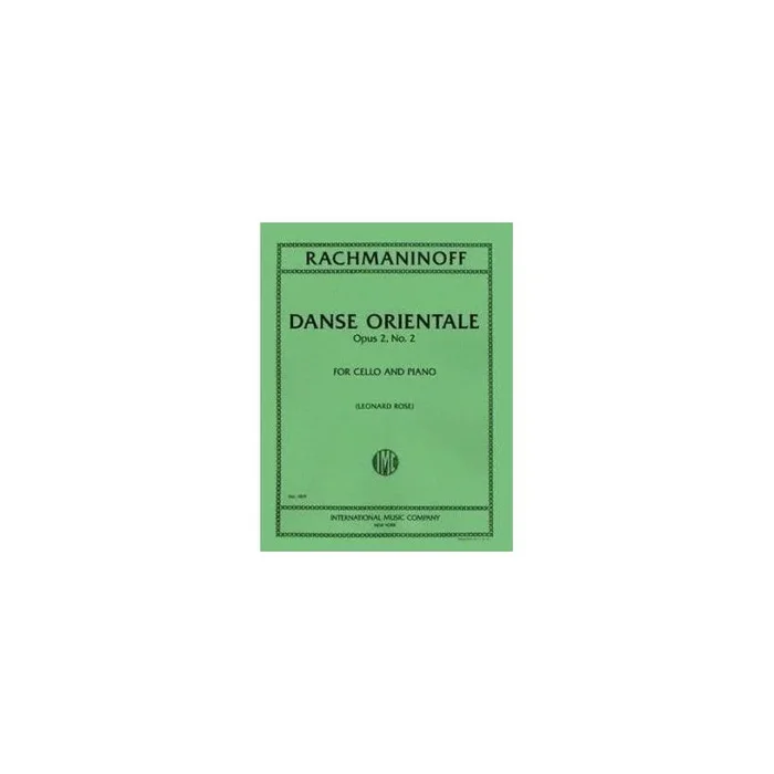 Rachmaninoff, Sergei Wassiljewitsch – Dance Orientale op. 2/2