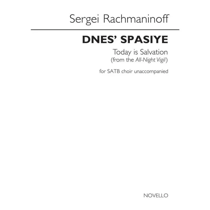 Rachmaninov, Sergei – Dnes’ spaseniye