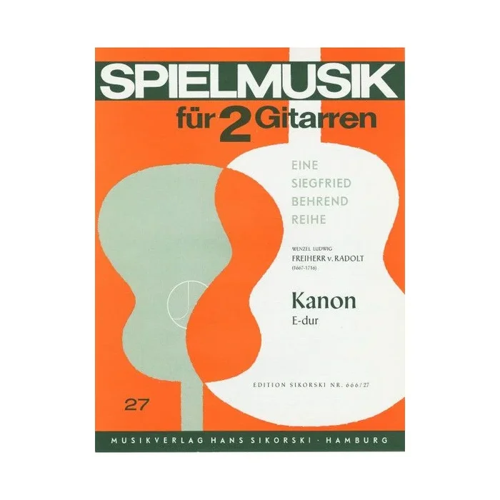 Radolt, Wenzel Ludwig von – Kanon