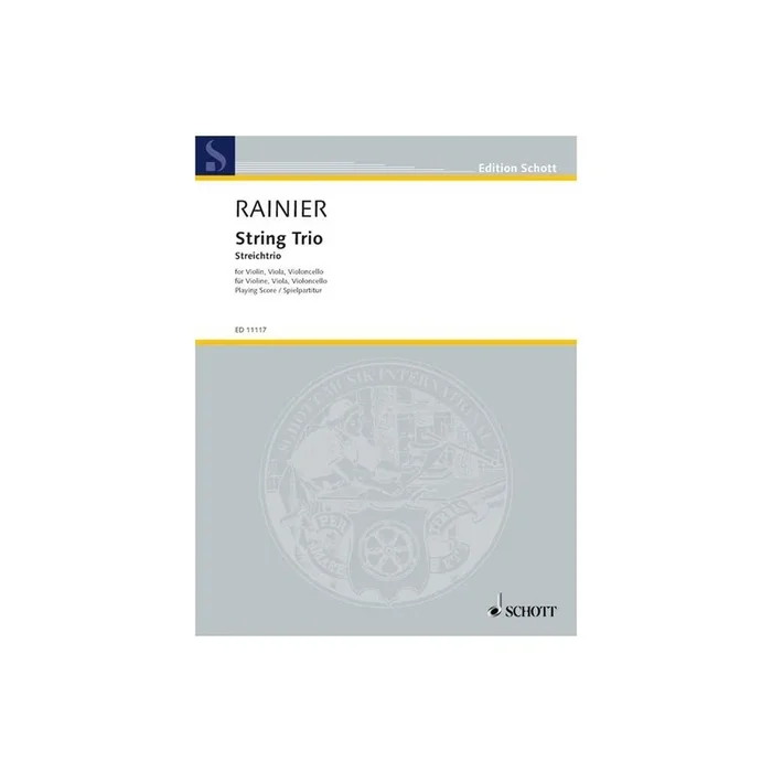 Rainier, Priaulx – String Trio
