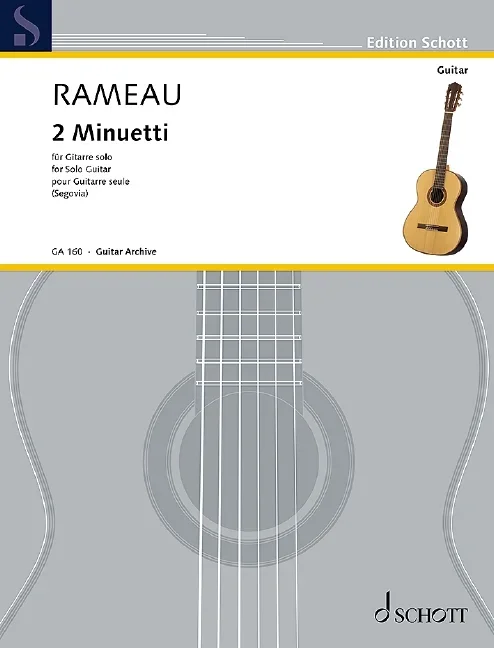 Rameau, Jean-Philippe : Rameau, Jean-Philippe : Two Minuets, – guitar – Schott Digital