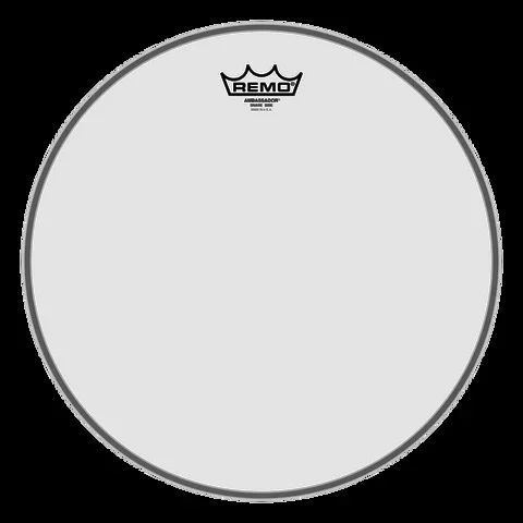 Remo 14″ Ambassador Clear Snare Side No Collar