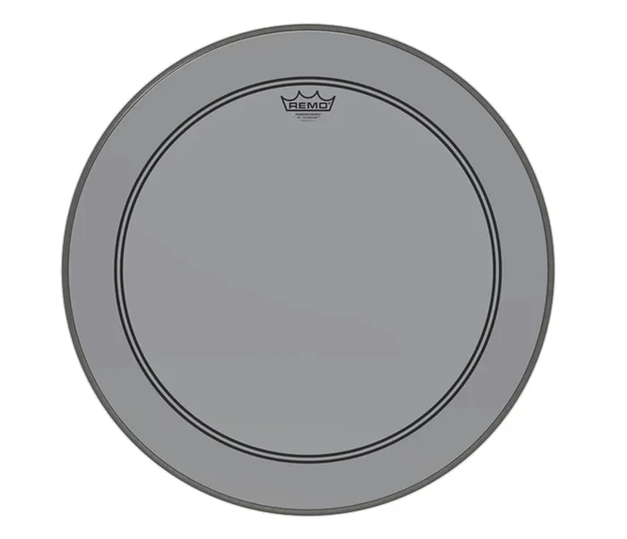 Remo 22 ” Powerstroke 3 Smoke Colortone Batter Drum Head with 5 ” Offset Hole