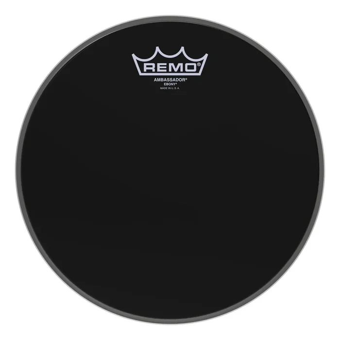 Remo Ambassador Ebony Drumhead 10″
