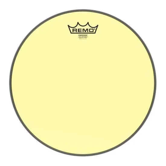 Remo Colortone Emperor 10in Drum Head in Yellow