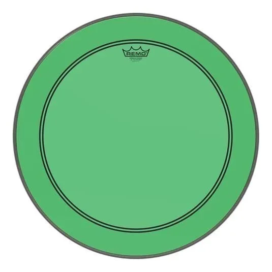 Remo Colortone Powerstroke 3 22in Bass Drum Head in Green