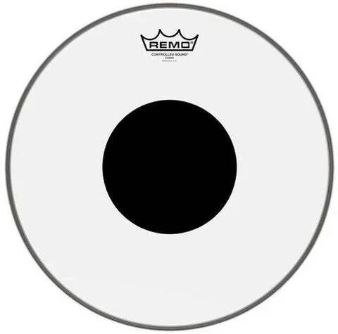 Remo Controlled Sound Clear Top Black Dot 24” Bass Drum
