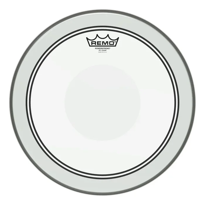 Remo Powerstroke P3 Clear Drumhead – Top Clear Dot 10″