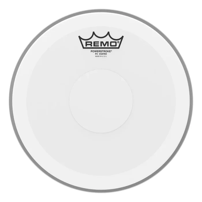 Remo Powerstroke P4 Coated Drumhead – Top Clear Dot 12″
