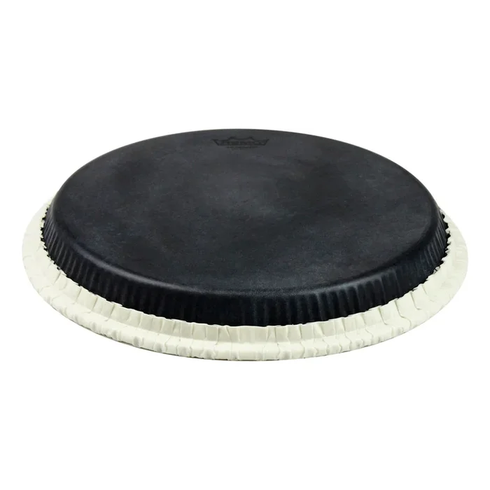 Remo Tucked Skyndeep Conga Drumhead – Black Calfskin Graphic 13″