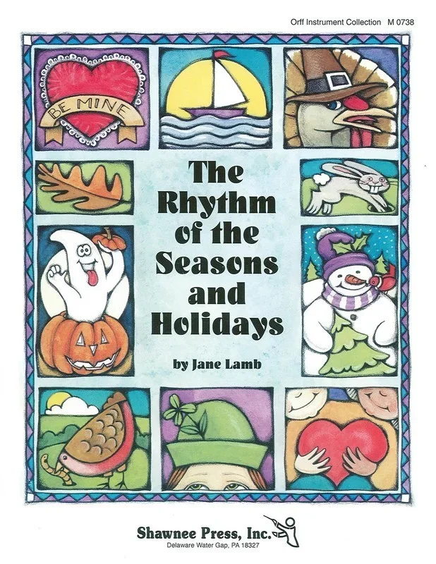 Rhythm Of The Seasons And Holidays Orff Coll Book