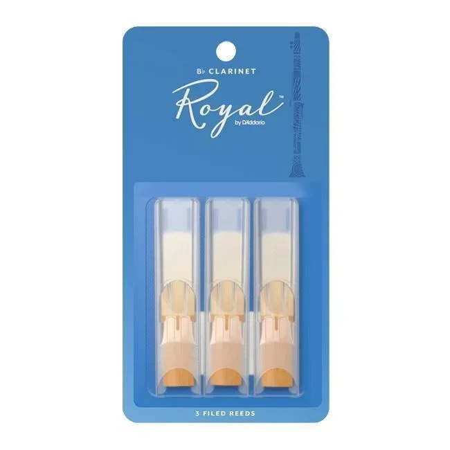 Rico Royal RCB0325 Bb Clarinet Reeds (Pack of 3) – 2.5